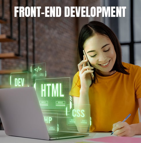 Front end web development services